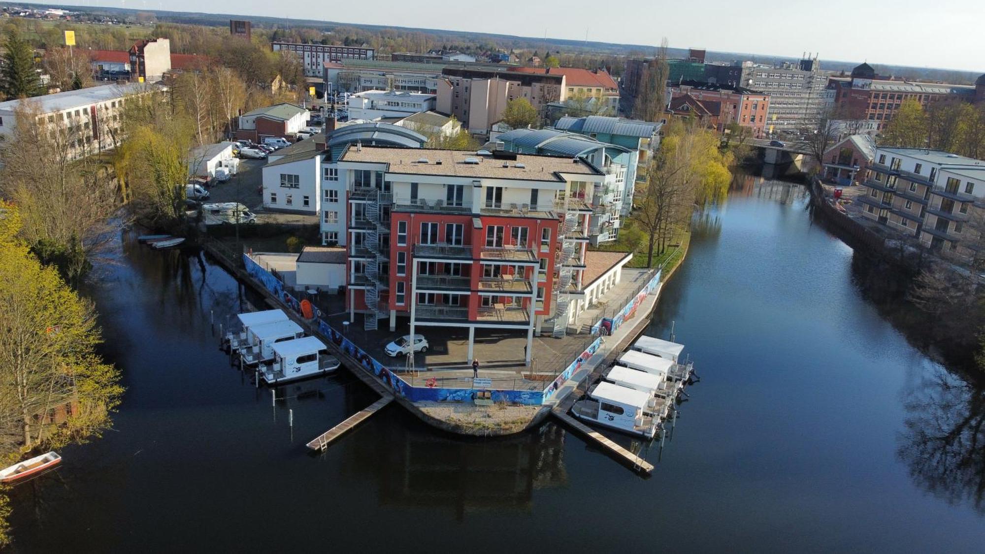 Havel-Spitze Ferienwohnungen Brandenburg an der Havel Exterior foto